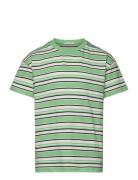 Over Striped T-Shirt Tops T-Kortærmet Skjorte Green Tom Tailor