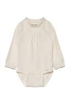 Body Ls Bodies Long-sleeved Cream Minymo