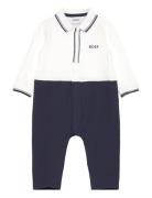 Ceremony Short All In Langærmet Body Navy BOSS