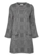 Janet Dress Kort Kjole Grey Jumperfabriken