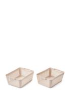 Makeeva Basket L 2-Pack Home Kids Decor Storage Storage Baskets Cream ...