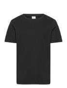 T Shirt Regular Solid Tops T-Kortærmet Skjorte Black Lindex