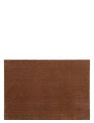 Gulvmåtte Home Textiles Rugs & Carpets Door Mats Brown Tica Copenhagen