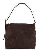 Bassano Walnut Suede/Vacchetta Bags Small Shoulder Bags-crossbody Bags...