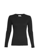 Mschkickie Rasmia Top Tops T-shirts & Tops Long-sleeved Black MSCH Cop...