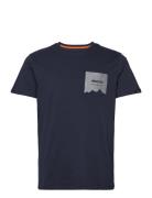 Lr Musto Pocket Tee Sport T-Kortærmet Skjorte Blue Musto