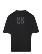 Short Sleeves Tee-Shirt Tops T-Kortærmet Skjorte Black Hugo Kids