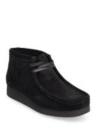 Wallabeeevobt D Snøresko Flade Black Clarks