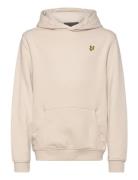 Pullover Hoodie Tops Sweatshirts & Hoodies Hoodies Cream Lyle & Scott