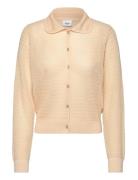 Gizettesz Cardigan Tops Knitwear Cardigans Cream Saint Tropez