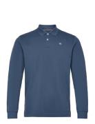 Basic Polo With Contrast Tops Polos Long-sleeved Navy Tom Tailor