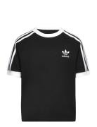 3 Stripe Tee Sport T-Kortærmet Skjorte Black Adidas Originals