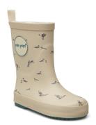 Gumboots? Aop Shoes Rubberboots High Rubberboots Beige Pom Pom