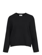Objreynard O-Neck Pullover Noos Tops Knitwear Jumpers Black Object