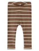 Nbmnuller R Long John Bottoms Leggings Brown Name It