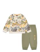 I Dy Lk Jog Sport Sweatsuits Khaki Green Adidas Sportswear