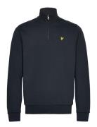 Loopback Quarter Zip Sweat Tops Sweatshirts & Hoodies Sweatshirts Navy...