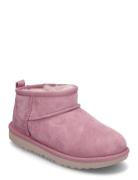 K Classic Ultra Mini Vinterstøvler Pull On Pink UGG