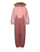 Alv Winter Playsuit Sport Coveralls Snow-ski Coveralls & Sets Pink Vik...