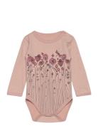 Hcbaloo - Bodysuit Bodies Long-sleeved Pink Hust & Claire