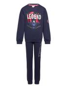 Joggings Sets Sweatsuits Navy Marvel