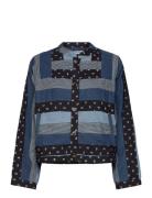 Emiliall Short Jacket Ls Outerwear Jackets Light-summer Jacket Blue Lo...