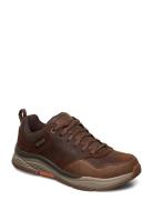 Mens Relaxed Fit Benago - Waterproof Low-top Sneakers Brown Skechers