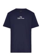 Logo Heavyweight Cotton Jersey Tee Tops T-Kortærmet Skjorte Navy Ralph...