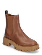 Asher Flat Bootie Shoes Chelsea Boots Brown Michael Kors