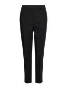 Double-Faced Stretch Cotton Pant Bottoms Trousers Slim Fit Trousers Bl...