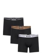 Boxerbr 3P Bold Boxershorts Black BOSS