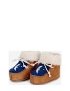 Baby Beneath The Moon Booties Slippers Hjemmesko Brown Bobo Choses