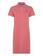 Uspa Polo Dress Agnes Women Knælang Kjole Pink U.S. Polo Assn.