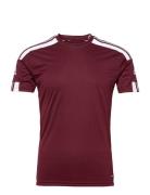 Squadra 21 Jersey Short Sleeve Tops T-Kortærmet Skjorte Red Adidas Per...