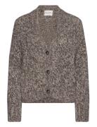 Cardigans Long Sleeve Tops Knitwear Cardigans Brown Marc O'Polo