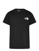 Teen S/S Simple Dome Tee Tops T-Kortærmet Skjorte Black The North Face