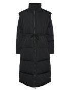 Yasracca Long Down Coat S. Foret Jakke Black YAS