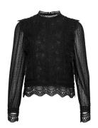 Yassophira Ls Top S. Noos Tops Blouses Long-sleeved Black YAS