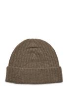 Pure Cashmere Beanie Accessories Headwear Beanies Brown Amanda Christe...