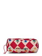 Harlequin All Over Pencil Case Accessories Bags Pencil Cases Red Bobo ...