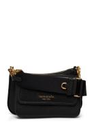 Double Up Pebbled Leather Double Up Crossbody Bags Crossbody Bags Blac...