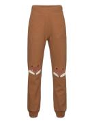 Trousers Fox Patch Bottoms Sweatpants Brown Lindex