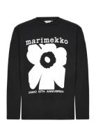 Biitti Unikko Placement Tops Sweatshirts & Hoodies Sweatshirts Black M...