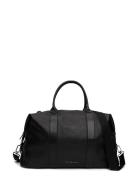 Th Premium Leather Duffle Bags Weekend & Gym Bags Black Tommy Hilfiger