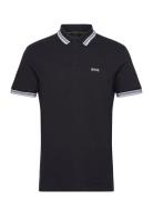 Paddy Sport Polos Short-sleeved Navy BOSS