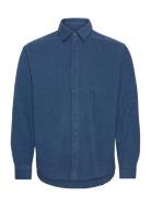 Classic Cord Malte Shirt Tops Shirts Casual Blue Mads Nørgaard