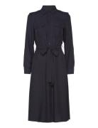 Reg Pocket Shirt Dress Knælang Kjole Navy GANT