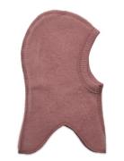 Wool Fullface Accessories Headwear Balaclava Pink Mikk-line