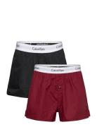 Boxer Slim 2Pk Underwear Boxer Shorts Red Calvin Klein