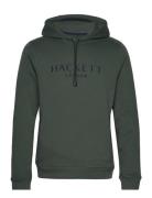 Heritage Hoody Tops Sweatshirts & Hoodies Hoodies Khaki Green Hackett ...